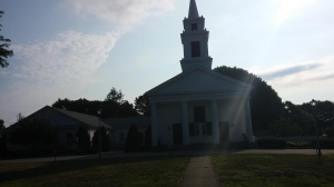 The church in Slatersville, Rhode Island.
